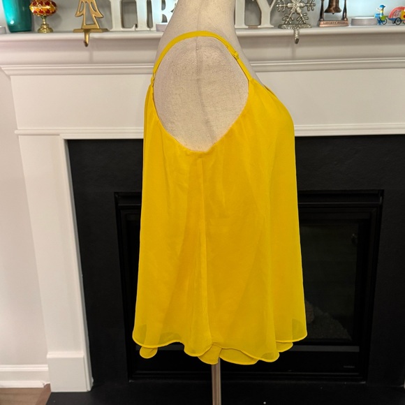 Torrid Yellow Double Layer Chiffon Cami – Size 00 (Equivalent to Large 10/12) - Picture 4 of 10